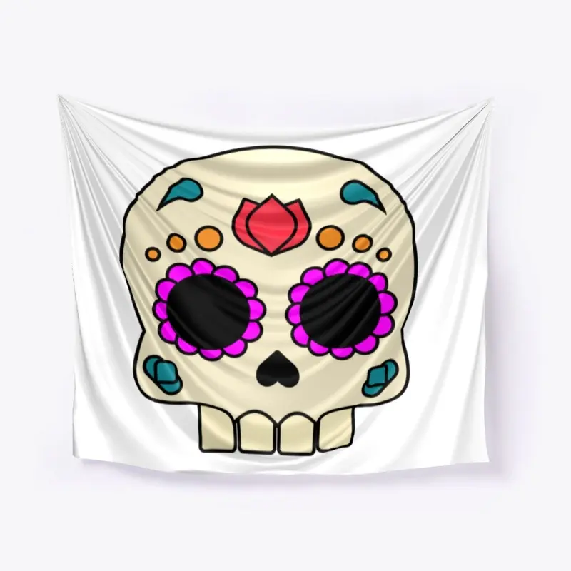 Día de los Muertos cool skull